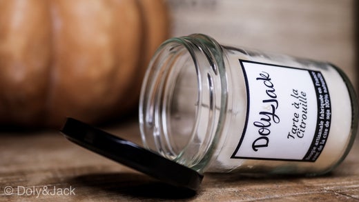 Bougie "Tarte à la Citrouille", notre dernière création