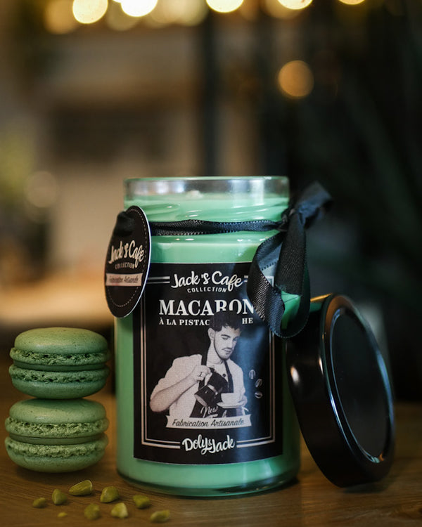Bougie « Macaron à la Pistache »