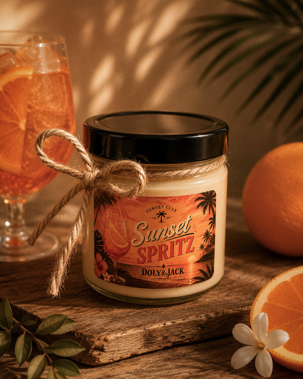 Bougie cocktail "Sunset Spritz"