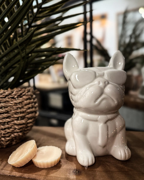 Photophore Brûle Parfum BLANC "Mr Biscotte"