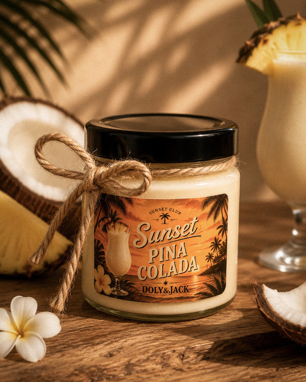 Bougie cocktail "Sunset Pina Colada"
