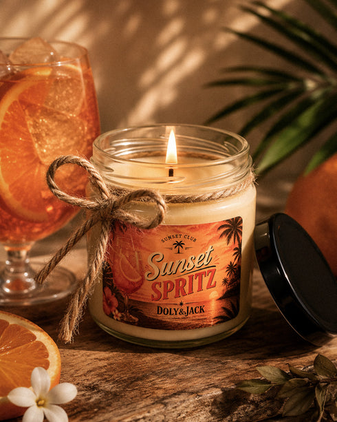 Bougie cocktail "Sunset Spritz"