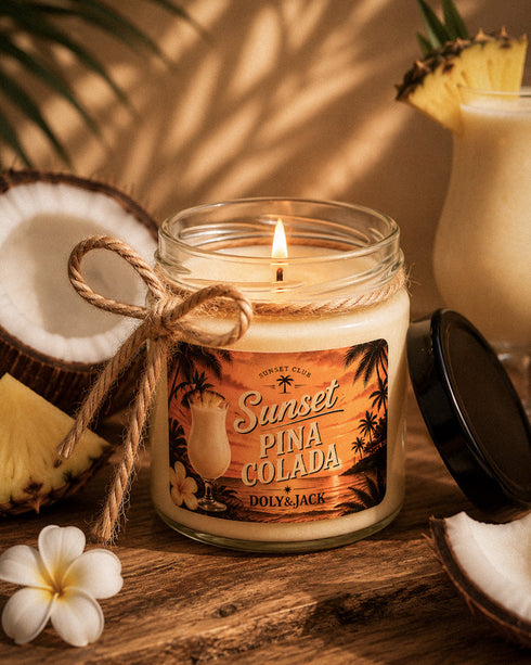 Bougie cocktail "Sunset Pina Colada"