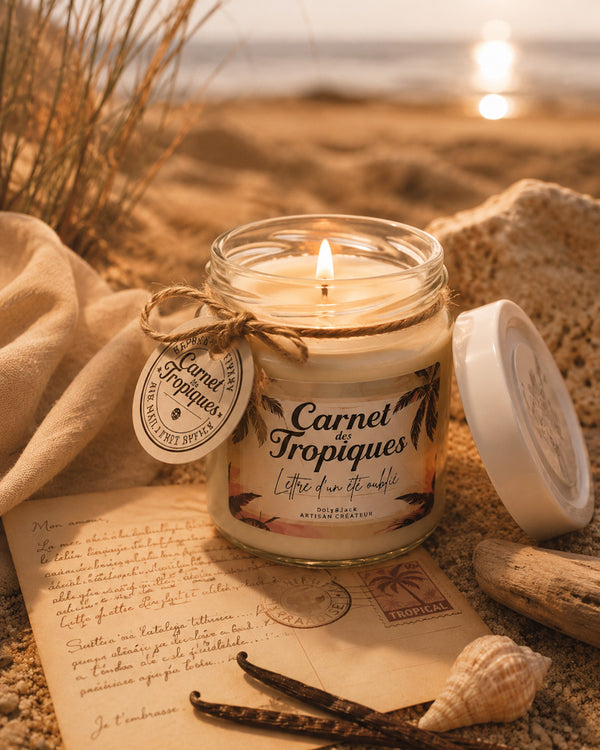 Bougie « Lettre d'un été oublié »