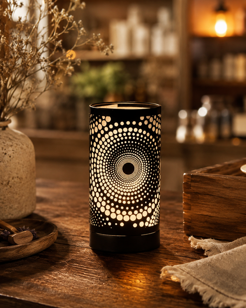 Spirale Noire – Brûle-parfum électrique