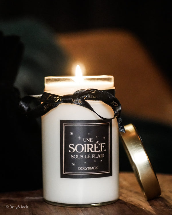 Bougie une soirée sous le plaid