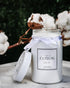 Bougie Fleur de Coton & Pochon (White Edition)