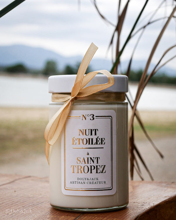 Bougie « Nuit Étoilée à Saint-Tropez »