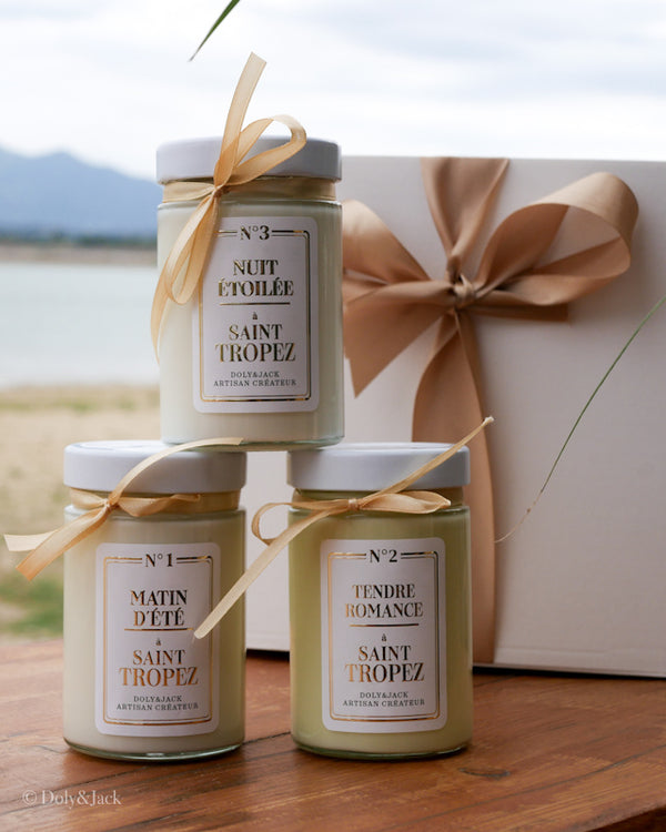 Coffret 3 Bougies Saint-Tropez