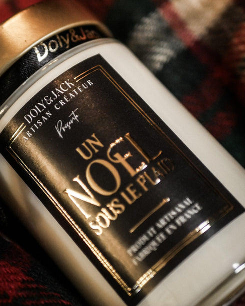 Bougie « Un Noël sous le plaid »