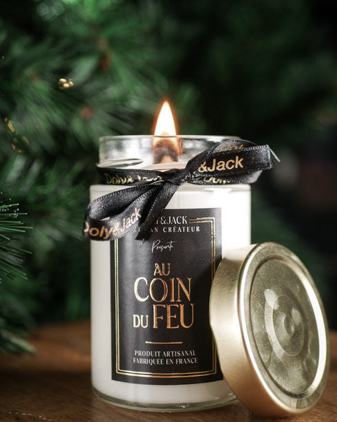 Bougie Au coin du Feu (Édition Mèche en Bois)