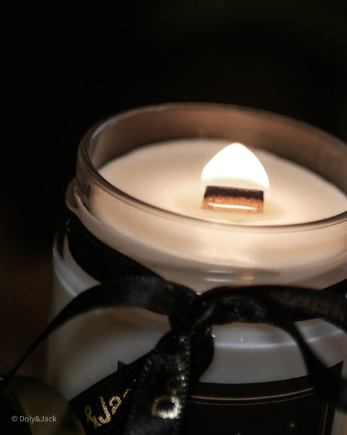 Bougie Au coin du Feu (Édition Mèche en Bois)