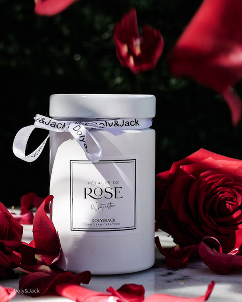 Bougie Pétales de Rose