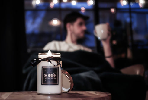 Bougie une soirée sous le plaid