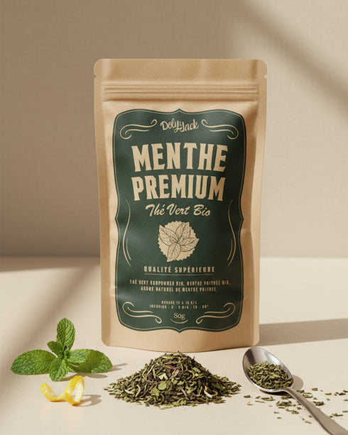 Thé à la Menthe Premium Bio - Doly&Jack