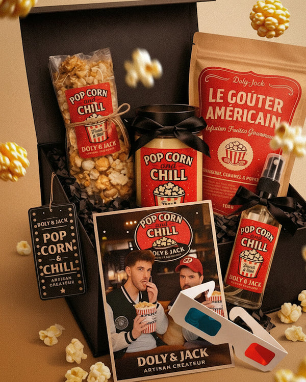 Coffret Pop-Corn and Chill avec Infusion