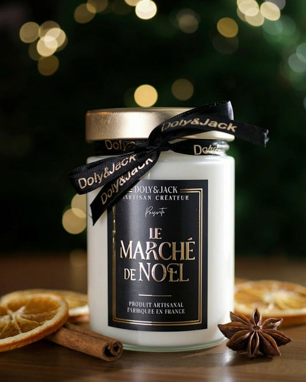 Bougie « Le Marché de Noël »
