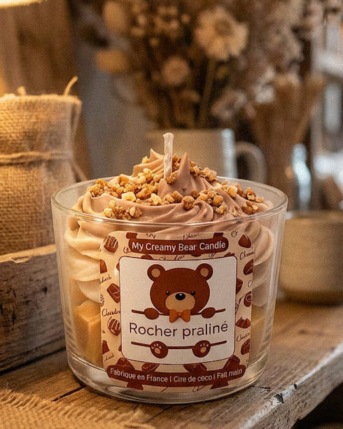 Rocher Praliné – Bougie Gourmande