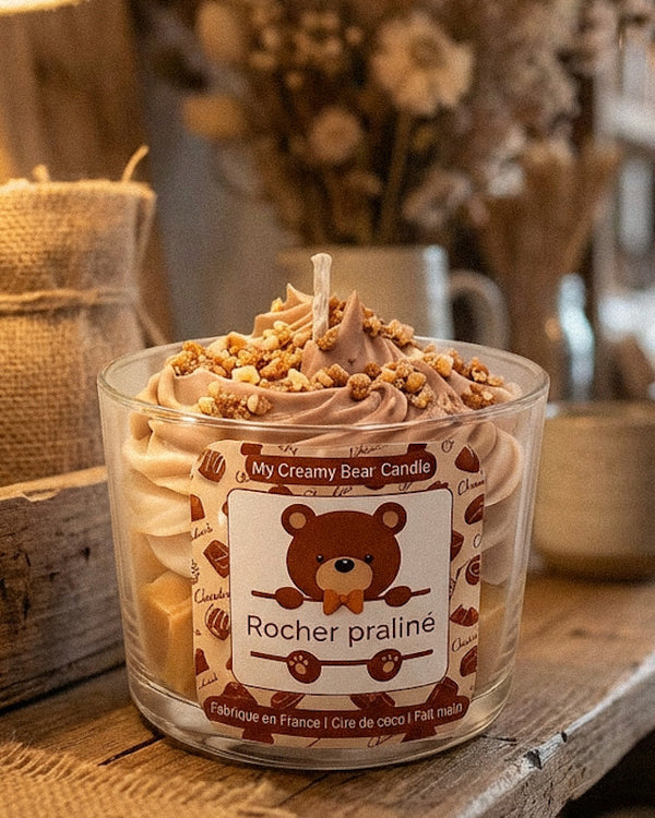 Rocher Praliné – Bougie Gourmande