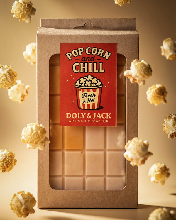 Fondant Tablette XXL Pop-corn and Chill