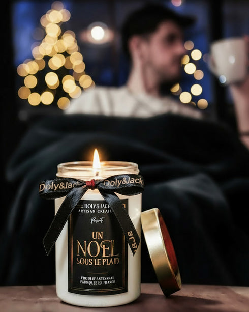 Bougie « Un Noël sous le plaid »