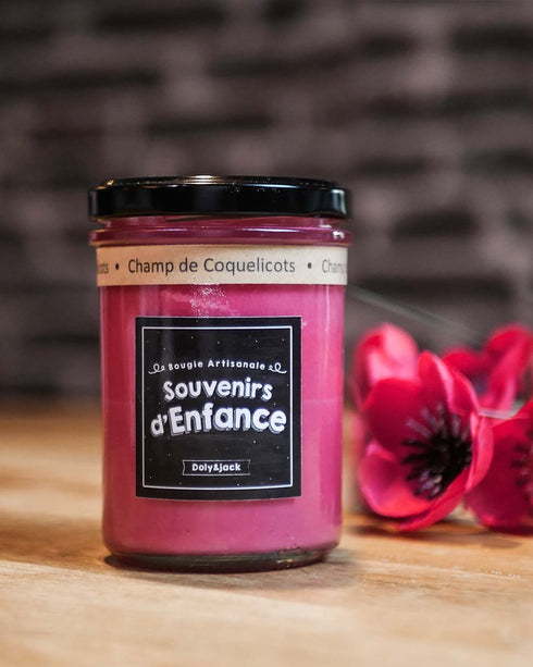 Bougie Champ de Coquelicots