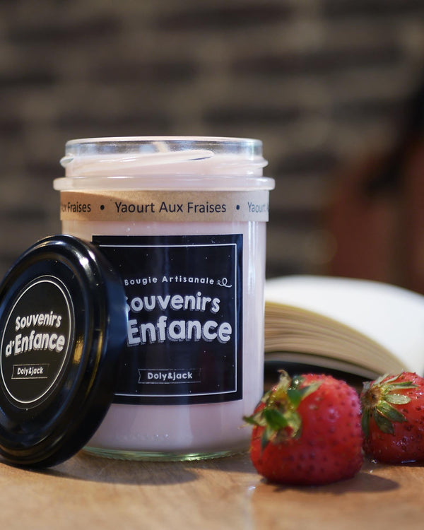 Bougie Yaourt aux Fraises